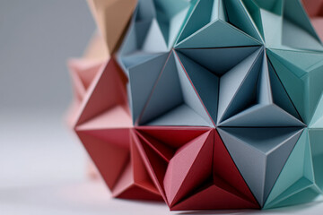 Fototapeta premium Futuristic 3D Geometric Patterns for Modern Art