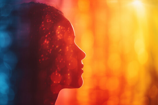 Our Minds Matter is a campaign that raises awareness about mental health on World Mental Health Day, using a metaphor of a head silhouette profile to represent mood disorders such as bipolar disorder, - Powered by Adobe