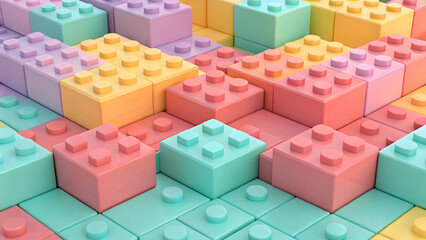 Obraz premium Voxel background