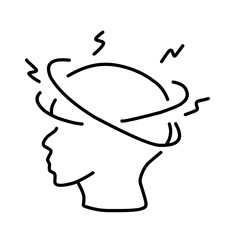 Panic disorder vector icon