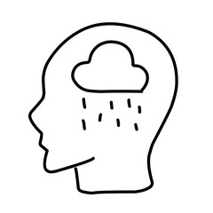 Panic disorder vector icon