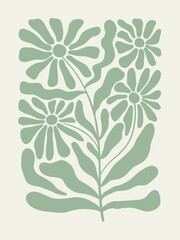 vector illustration of a floral background