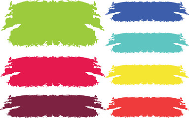 abstract multicolor palette brush strokes backdrop