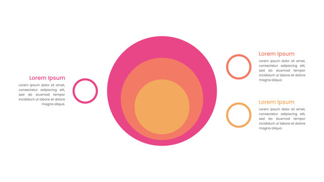 Onion Diagram Infographic with 3 Stacked Layers