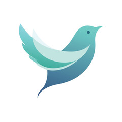 Elegant Flying Bird Logo for Freedom, Nature, or Creative Businesses