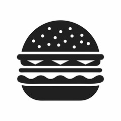 burger in a plate