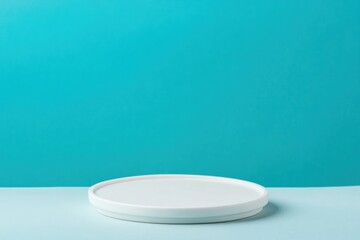 Blank round display platform