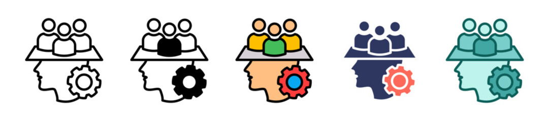 Customer Engagement multiple icon