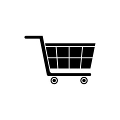 Trolley icon. Trolley vector icon in line design for web design, logo and mobile app. Symbol of Trolley on white background. Vector illustration.