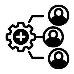 Distribution Icon # Resource Allocation Pack # Mixed Style