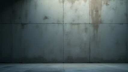 Concrete Wall and Floor Background with Industrial Texture