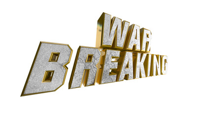 breaking news template design use in war breaking news .
