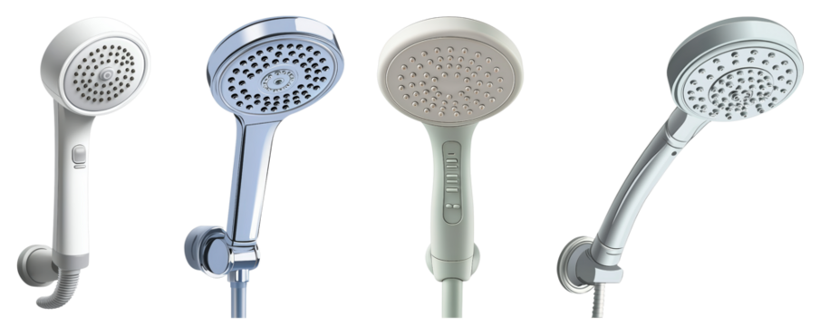 Various Showerheads for Modern Bathrooms and Home Showers Designs
