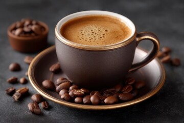 Fototapeta premium Coffee Cup and Beans Still Life