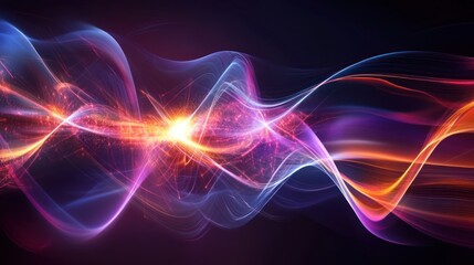 Obraz premium Abstract energy wave design