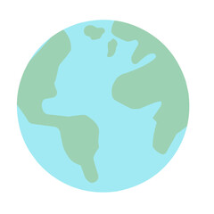 vector illustration of earth globe
