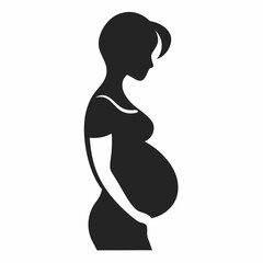 Family, relationship icon set. Vector glyph pictograms of couple, parent, child, elderly people, pregnancy, parenting, community, single mother