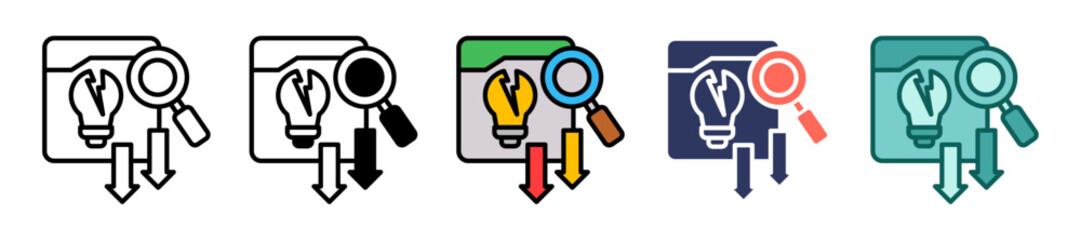 Failure Analysis multiple icon
