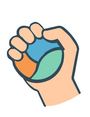  Hand Strengthening Therapy Icon