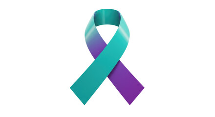 Isolated Suicide Prevention Ribbon