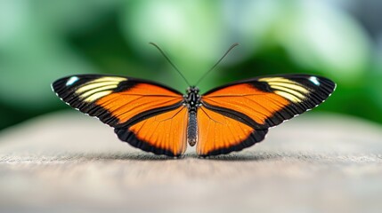 Obraz premium Close up of a butterfly with an intricate blend of bright colors on its delicate wings.