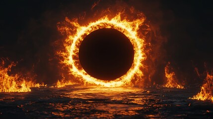 Cosmic flare dark sphere wallpapers