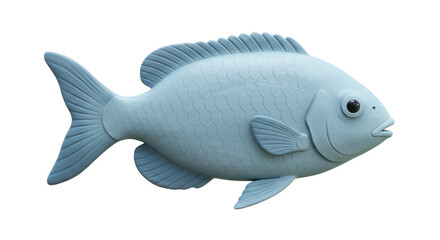 Isolated Blue Fish