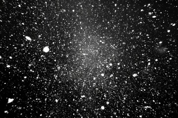 A Hypnotic Dance of Celestial Dust An Abstract Black and White Cosmos