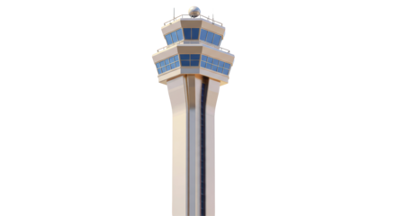 Isolated Airport Control Tower
