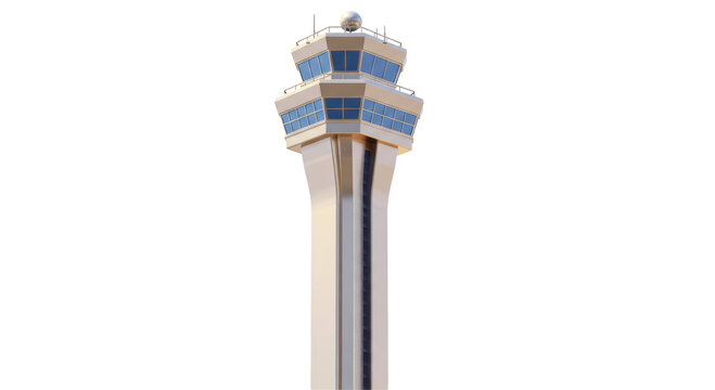 Isolated Airport Control Tower