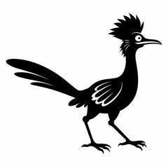 Crisp Roadrunner Silhouette Logo