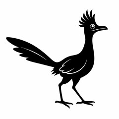Crisp Roadrunner Silhouette Logo