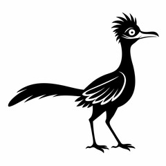 Crisp Roadrunner Silhouette Logo