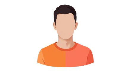 Isolated Person Head