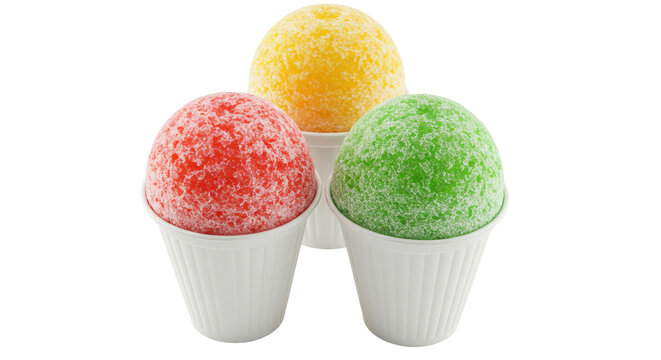 Isolated Shaved Ice