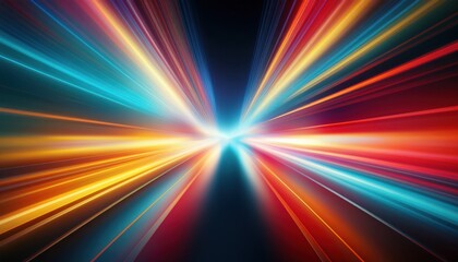  dynamic neon light burst background for digital art, web design, branding visuals, and futuristic print media high-resolution abstract graphic