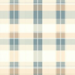 Classic Plaid Pattern in Soft Colors for Textile and Background Use