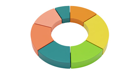 Obraz premium Isolated Pie Chart