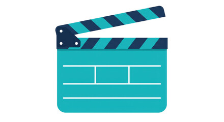 Isolated Clapperboard