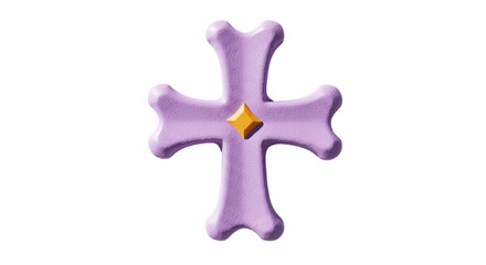 Obraz premium Isolated 3D Cross