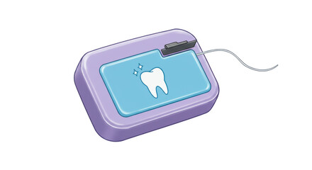 Isolated Dental Floss