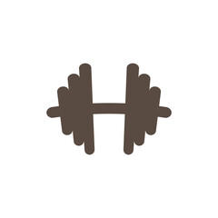 Letter H logo  brand gym for fitness your body