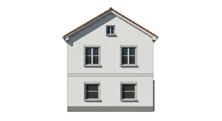 Isolated Two-Story House