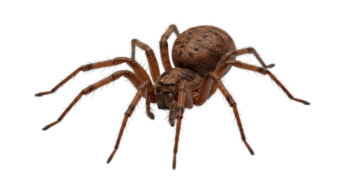 Isolated Brown Spider