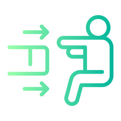 impact gradient icon