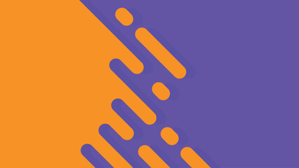Absract Background with Futuristic Drip Orange and Purple Contrast Shape - Ideal for sports, tech, or digital-themed content, posters, social media, or web backgrounds