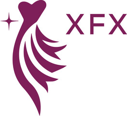 Obraz premium XFX letter logo design 