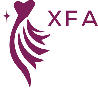 XFA letter logo design 