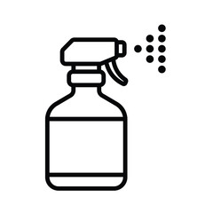 cleaning spray icon vector design template