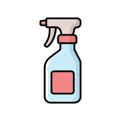 cleaning spray icon vector design template